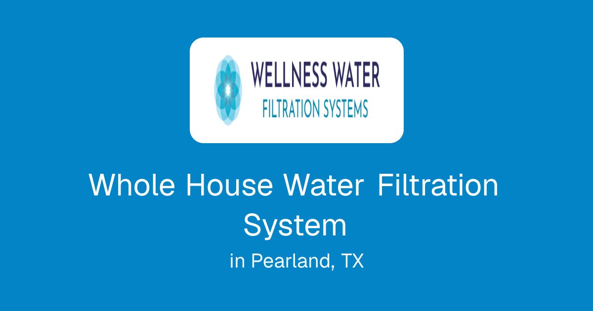Whole House Water Filtration System in Pearland, TX